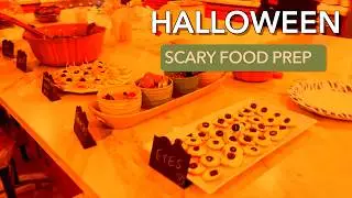 Halloween Food Preparation #halloween  #spookyfood