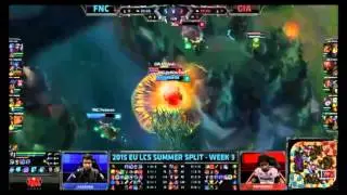Fnatic Huni ekko rekkles highlight || Fnatic vs GIA HD