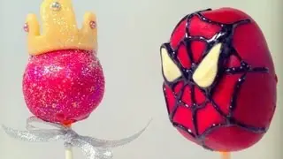 HOW TO MAKE SPIDERMAN & FAIRY PRINCESS CAKE POPS