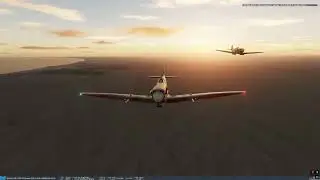 DCS | Steel in his Spitfire on Sosage's wing at dawn over Sinai