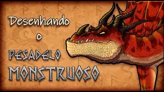 PESADELO MONSTRUOSO - Como Treinar o Seu Dragão - Desenhando o Dente de Anzol!