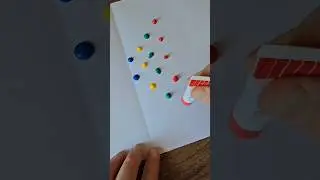 Butterfly 🦋 Easy Symmetry Art for kids. #SymmetryPainting #Shorts #ButterflyArt #KidsArt #EasyCraft