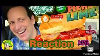Реакция на обзор сэндвича с курицей и лаймом Wingstop&reg; 🔥🍋&zwj;🟩 НОВЫЙ ГОРЯЧИЙ ВКУС! 🥵 Только посмотри...