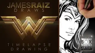 JAMES RAIZ DRAWS WONDER WOMAN!