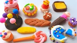 DIY How to make realistic food items with clay/ Cake making with clay/ @claycraft @dolliyon @clay