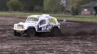 Impressie van het RallyPro Rallyeteam tijdens De Baja Borger 2016