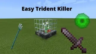 Easy Minecraft Bedrock Trident Killer
