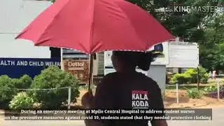 Mpilo Student Nurses forced to work on COVID-19 cases without protective gear