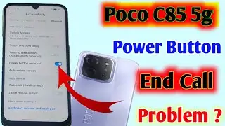 Poco c85 5g power button ends call setting l how to poco c85 power button to end call ll