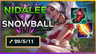how to snowball Nidalee lead