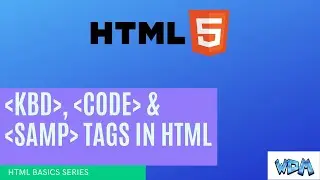 kbd, code and samp tag