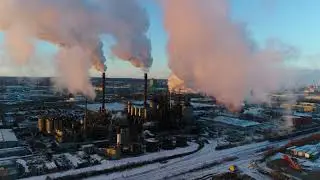 Smoke stack stelco Hamilton Ontario drone phantom 4 pro nice shot 2:40