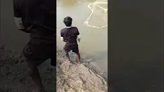 Cast Net Skills || Big Net Fishing || Net Throw