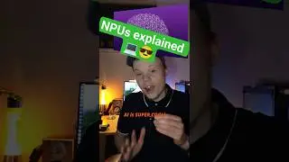 What Is An NPU, Exactly? Explained! #shorts