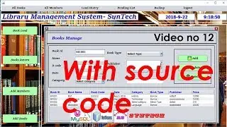 Java Library management system - step by step complete tutorial with source code #12
