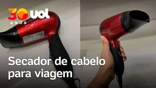Review: secador de cabelo Mondial &eacute; barato e cabe at&eacute; na mochila de viagem; veja v&iacute;deo