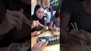 Can't believe this happened while eating sushi..😭
