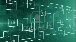 Abstract technology electronic circuit background LOOP