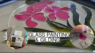 Instructions on glass painting and gilding | Oil-based glass paints & Gold leaf sheets | Craftionary