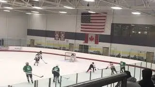 Cam Henderson #77 brings it around net for pass in middle for a goal.