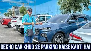 Miracle of technology ✨ See how the car is parking itself