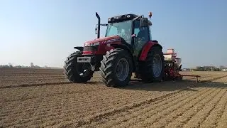 Massey Ferguson 5440 | Gaspardo MT 4 rows | Sowing corn
