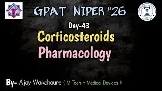 Кортикостероиды | Фармакология | GPAT NIPER 26 #gpat #niper #pharmacy