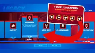 *UPDATE* ALL 13 NEW LEGACY ACHIEVEMENTS! Legacy To Remember Punch Card Complete [Fortnite Season 4]