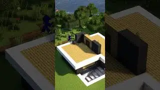 Minecraft Simple Modern House🏠#minecraft