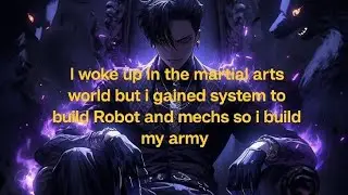 I woke up in the martial artsworld but I gained a system tobuild robots and mechs so I built myarmy