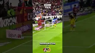 GOLAZO GUSTAVO DEL PRETE Atlas vs Am&eacute;rica 1-1 #atlas #america #ligamx