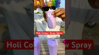 Boss Vs Tota! Best Holi Colour Snow Spray #holi #shorts