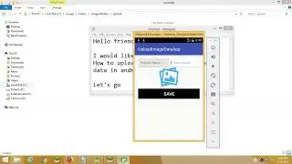 Upload Image Along With Form Data - Android Application