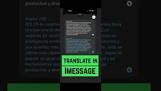 How To Translate Texts in iMessage | iOS 26 Tutorial
