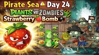 Strawberry bomb exploded🧨 dangerous zombies😱😱 ( plant vs zombies 2 gameplay💥💥