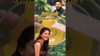 😍Sai Pallavi&rsquo;s Secret Face Pack for Natural Glow ✨❤️ #glowup #skincare #food #beauty #saipallavi