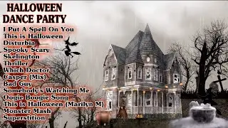 Halloween Party Music Mix 🎃 With Spooky Woods Ambience 👻 TRICK OR TREAT MUSIC