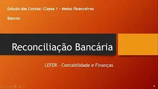 Reconciliação Bancária