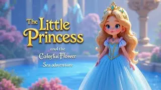 The Little Princess and the Colorful Flower Sea Adventure - bedtime story for kids 