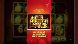 TOP v&yacute;hra 64 000&euro; v hre Respin Joker 243 s otočen&iacute;m 1000&euro; a n&aacute;sobkom 64x | september 2025