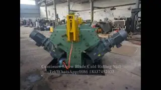 Screw Blade Cold Rolling Machine,Spiral Screw for Harvest,