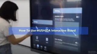 HUSHIDA Infrared Touch Interactive Whiteboard Interactive Flat Panel Smart Board