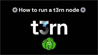 ⚙️How to run a t3rn node⚙️