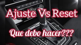 Que debo hacer? Ajuste o Reset en mi caja de cambio DSG