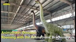 Roaming with the Animatronic Brachiosaurus | Animatronic Dinosaur