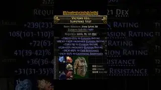 Craft an Evasion Carcass in 1 Minute #pathofexile2 #poe2 #craft #guide