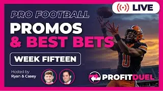 🏈 NFL Week 15 Picks & Promos | ATL-TB TNF + Weekend Games