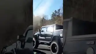LIFTED HUMMER H2 ON 24