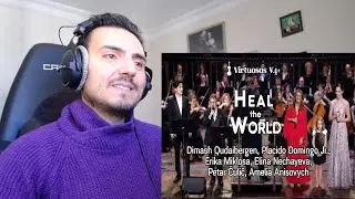 'Heal the World' by Dimash Qudaibergen, P.Domingo Jr., E.Miklósa, E.Nechayeva, P.Čulič, A.Anisovych