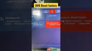 DVR factory reset kaise marte hai tips #ytvideo #shorts #youtubeshorts #viralvideo